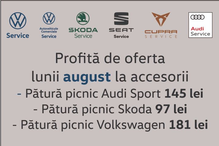 Descopera oferta lunii august