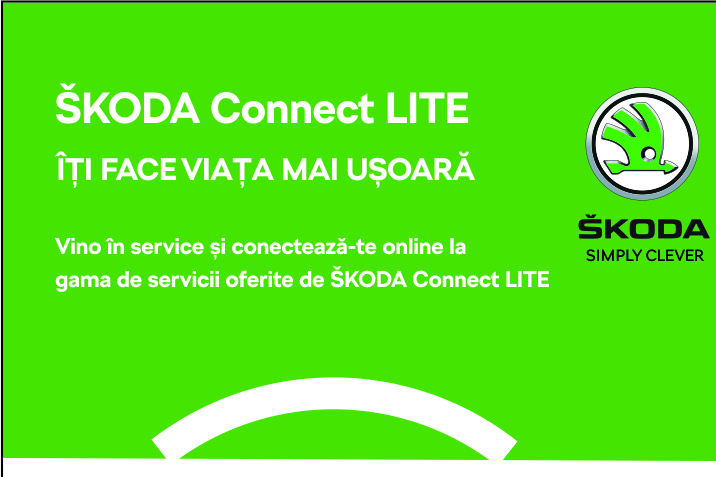 Conecteaza-te online cu SKODA CONNECT LITE