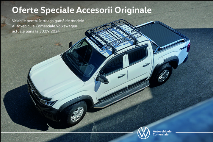 Descopera oferta la accesoriile Volkswagen Autovehicule Comerciale de primavara - vara