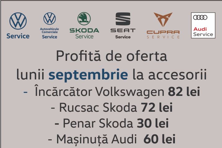Descopera oferta lunii septembrie
