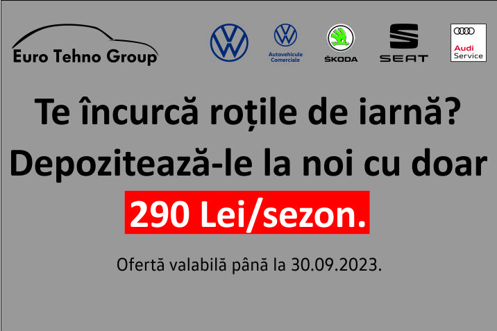 Profita de oferta de depozitare roti iarna!